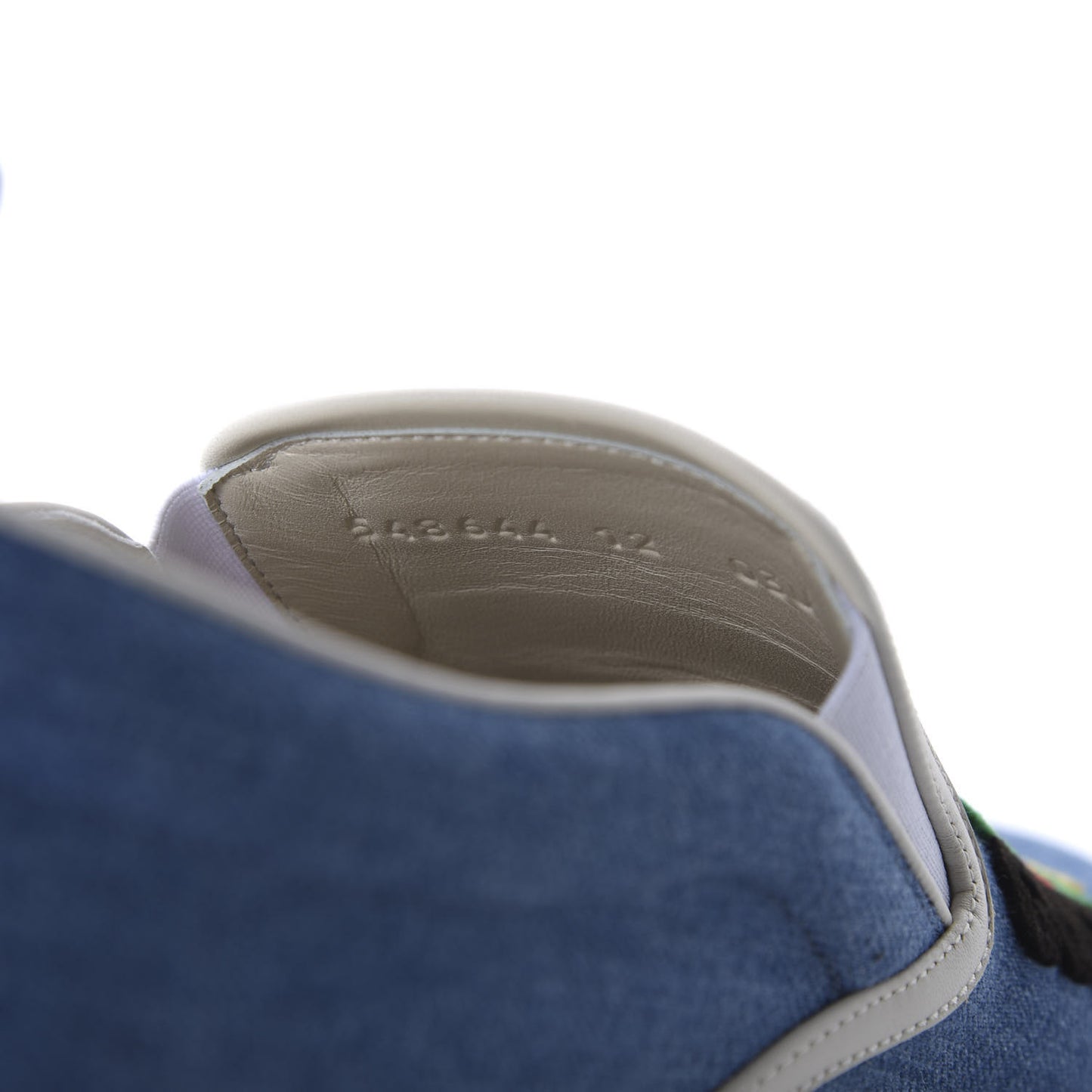 Kura Denim Logo Embroidered Mens Slip On Sneakers 12 Blue