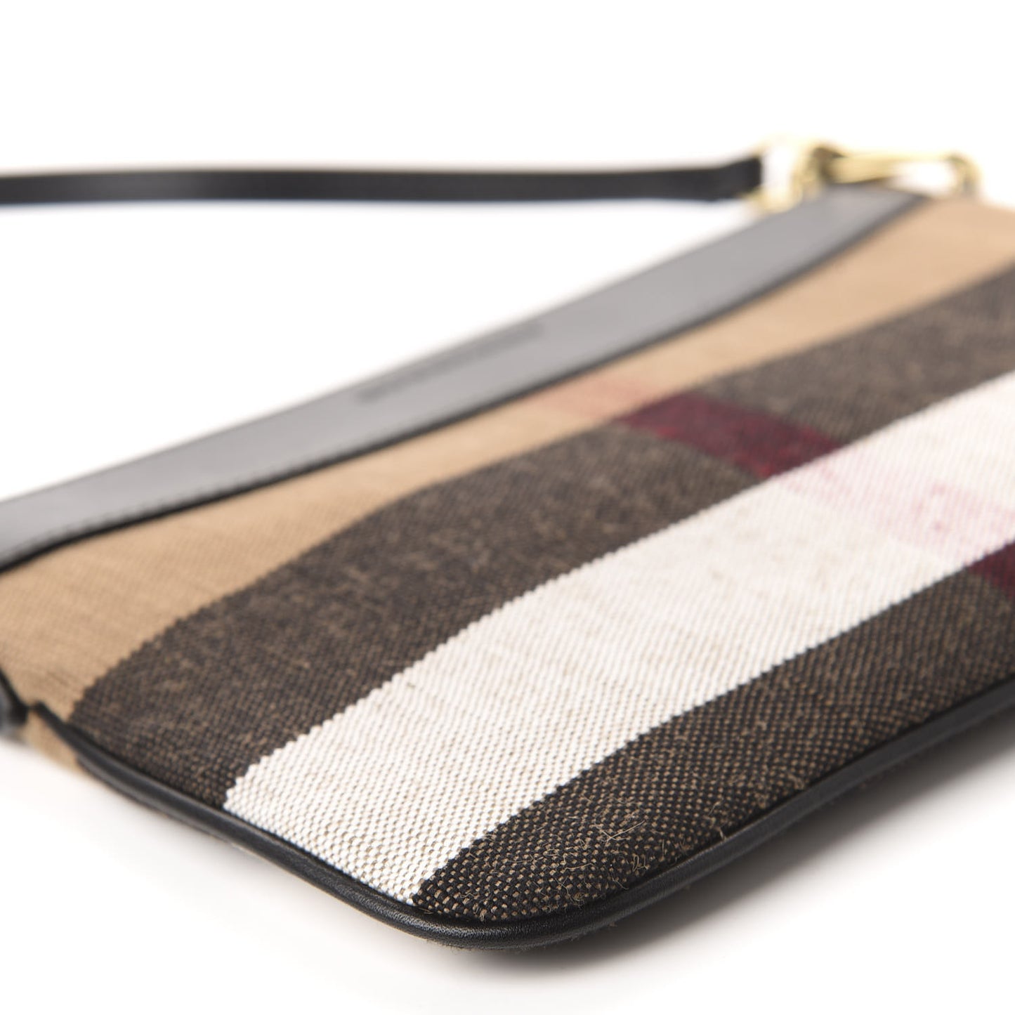 Mega Check Peyton Crossbody Clutch Bag Black
