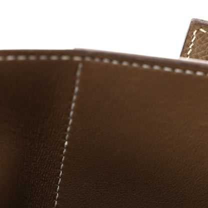 Hermes Epsom Medium Kelly Wallet Etoupe 8 of 9