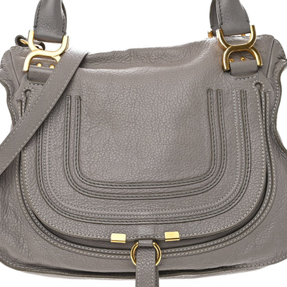 Chloe Calfskin Medium Marcie Satchel Cashmere Grey 6 of 10