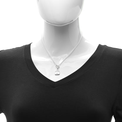 Hermes Sterling Silver Constance Amulettes Pendant Necklace 2 of 6