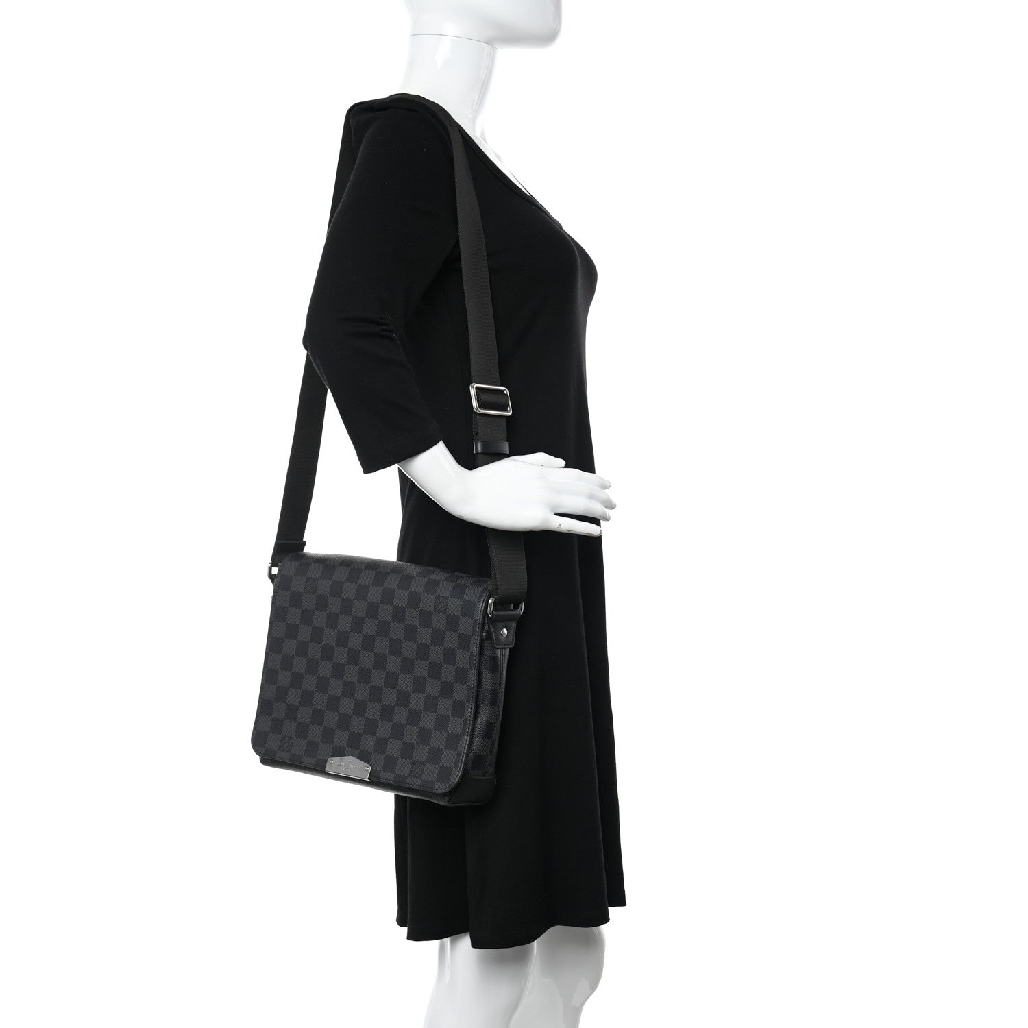 Louis Vuitton Damier Graphite District PM 2 of 10
