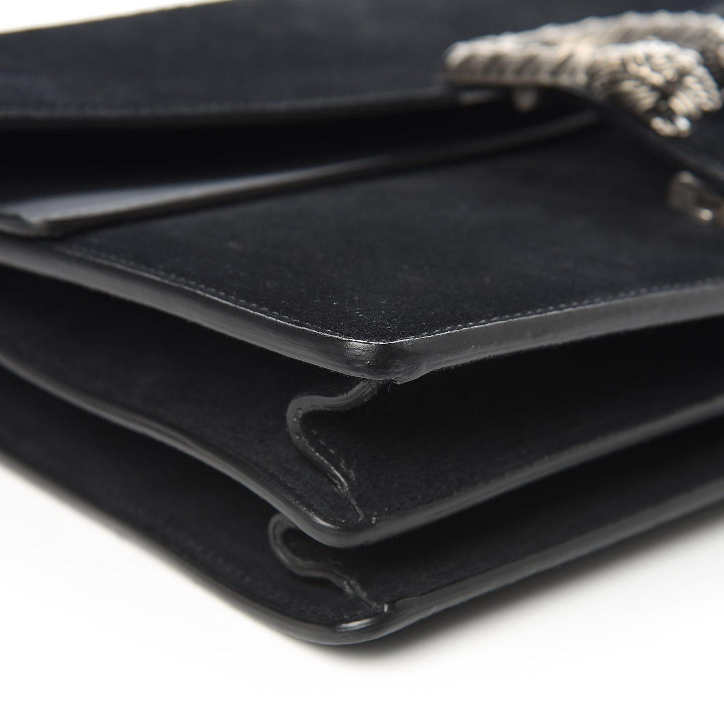 Suede Medium Dionysus Shoulder Bag Black