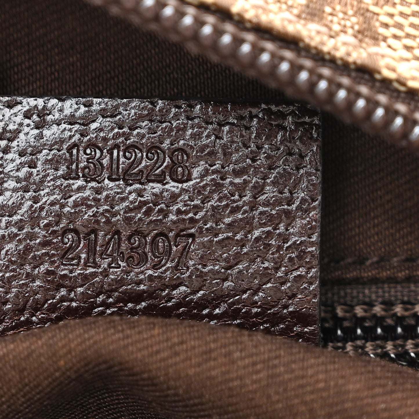 GG Monogram Small Web Handle Bucket Tote Dark Brown