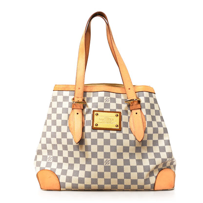 Louis Vuitton Damier Azur Hampstead MM 1 of 11
