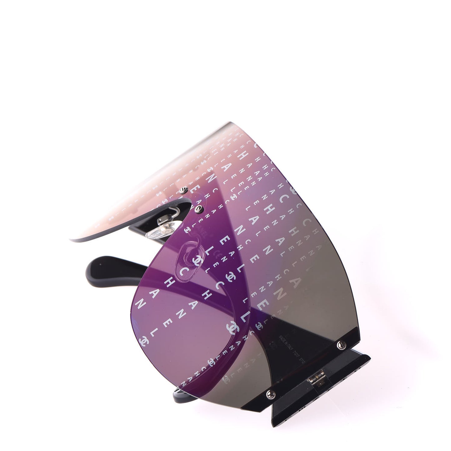 Acetate Shield Runway 71217 Sunglasses Black