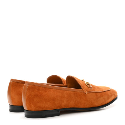 Gucci Suede Cachemire Malaga Kid Womens Jordaan Loafers 39 Blondie Cognac 5 of 10