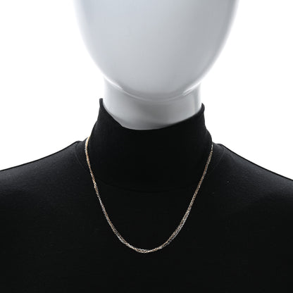 Cartier 18K Pink Yellow White Gold Three Chain Necklace 2 of 4