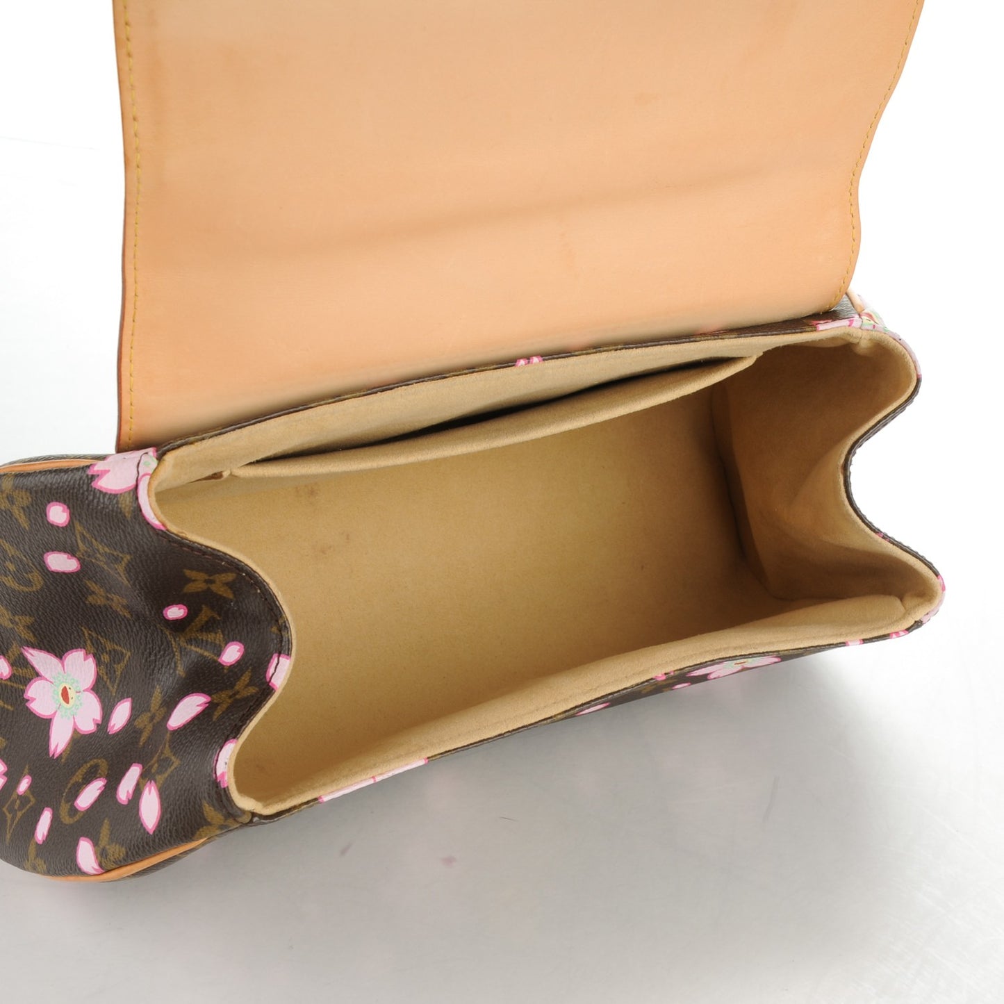 Monogram Cherry Blossom Sac Retro Bag Brown