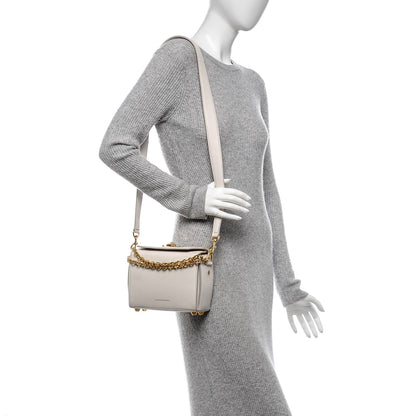 Alexander McQueen Silky Amish Grain Calfskin Box Shoulder Bag 19 Off White 2 of 7