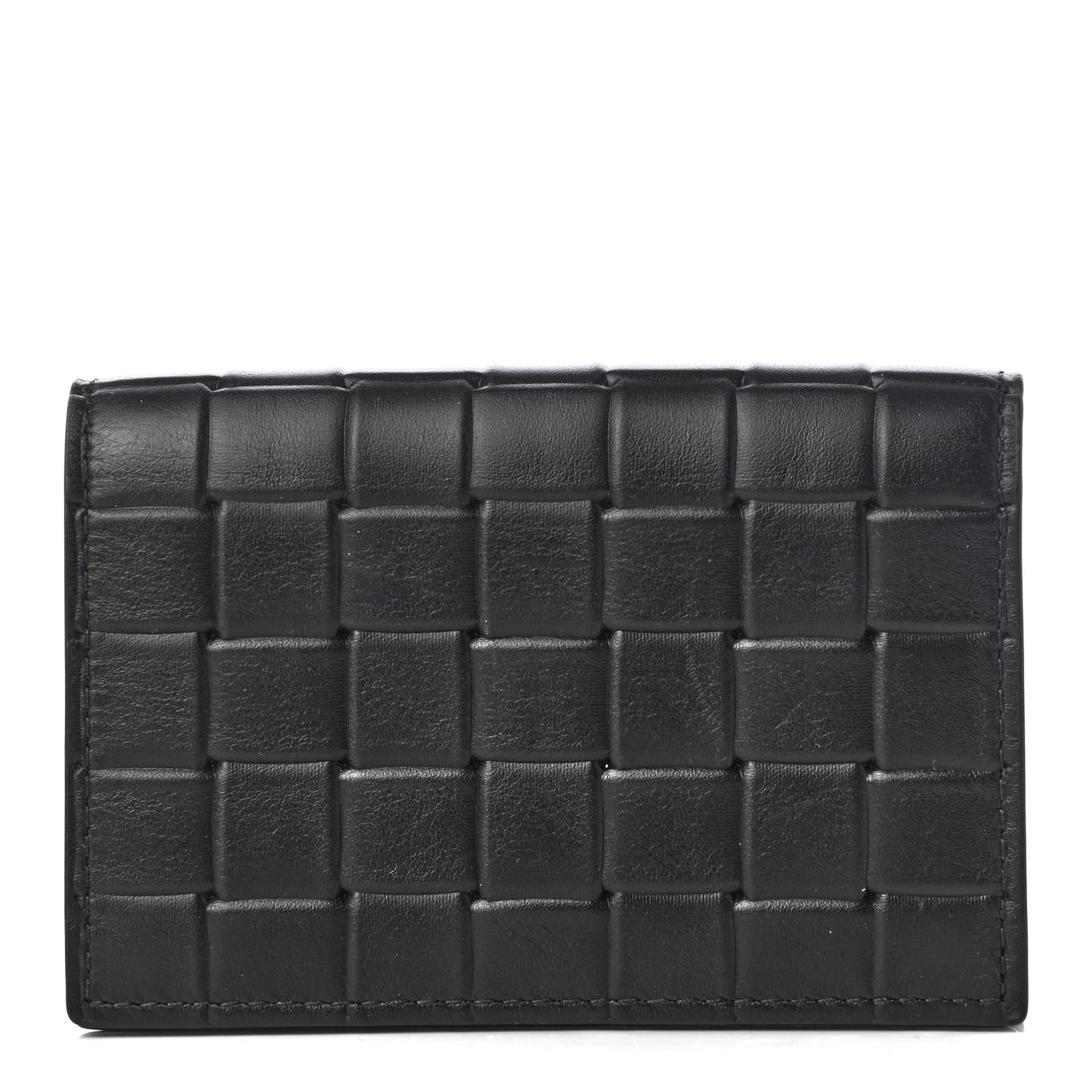 Nappa Intrecciato Card Holder Black
