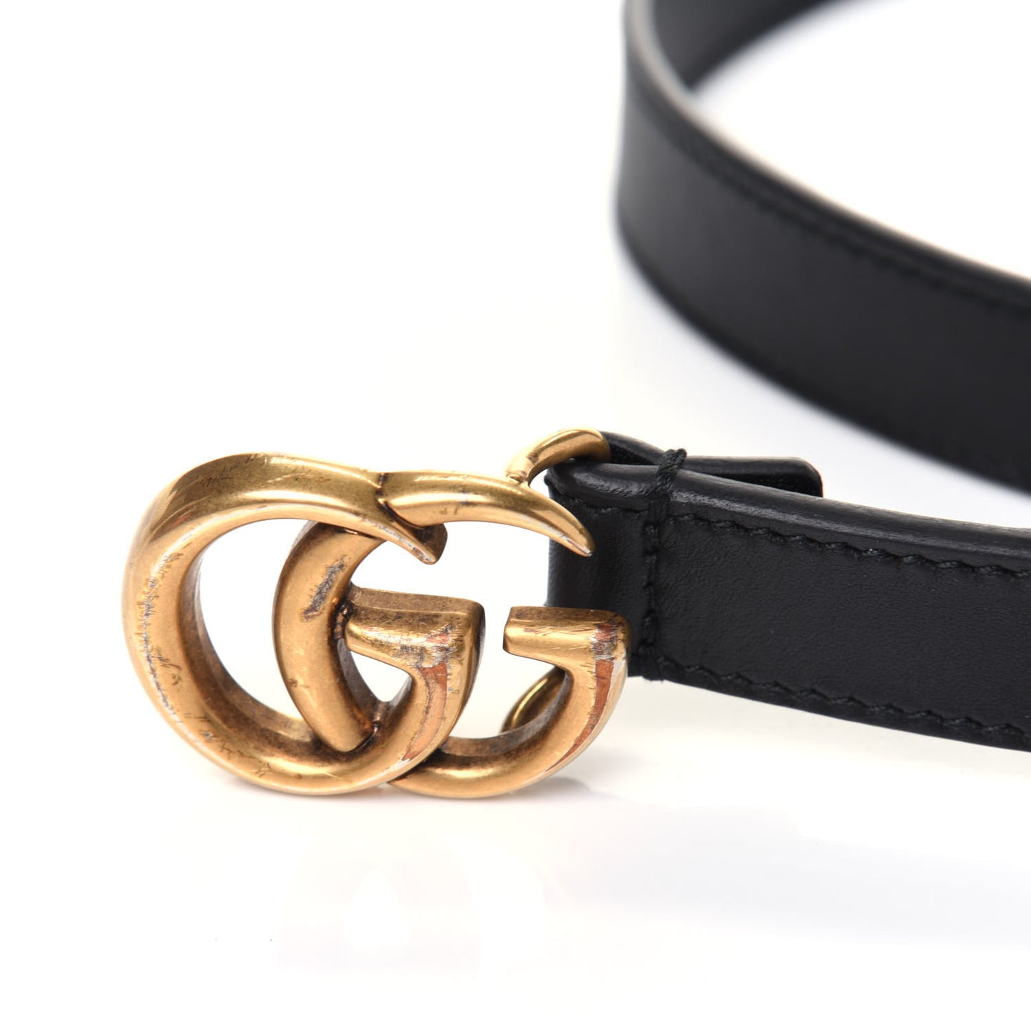 Calfskin Double G 20mm Belt 70 28 Black