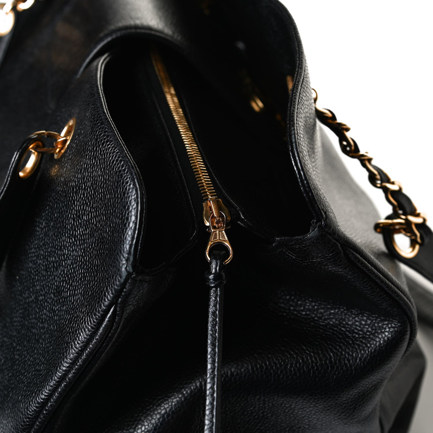 Chanel Caviar XL Weekender Bag Black 22 of 24