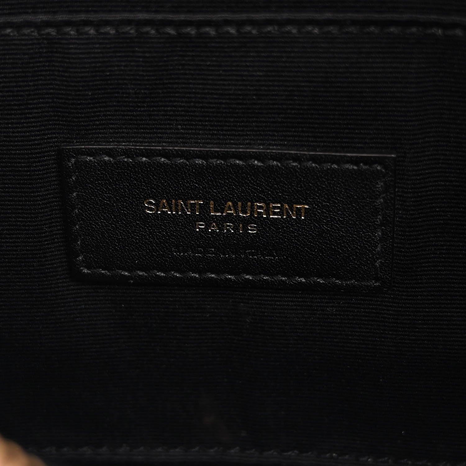 Saint Laurent Grain De Poudre Monogram Belt Bag Blanc Vintage 6 of 9