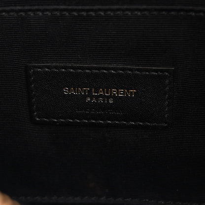 Saint Laurent Grain De Poudre Monogram Belt Bag Blanc Vintage 6 of 9