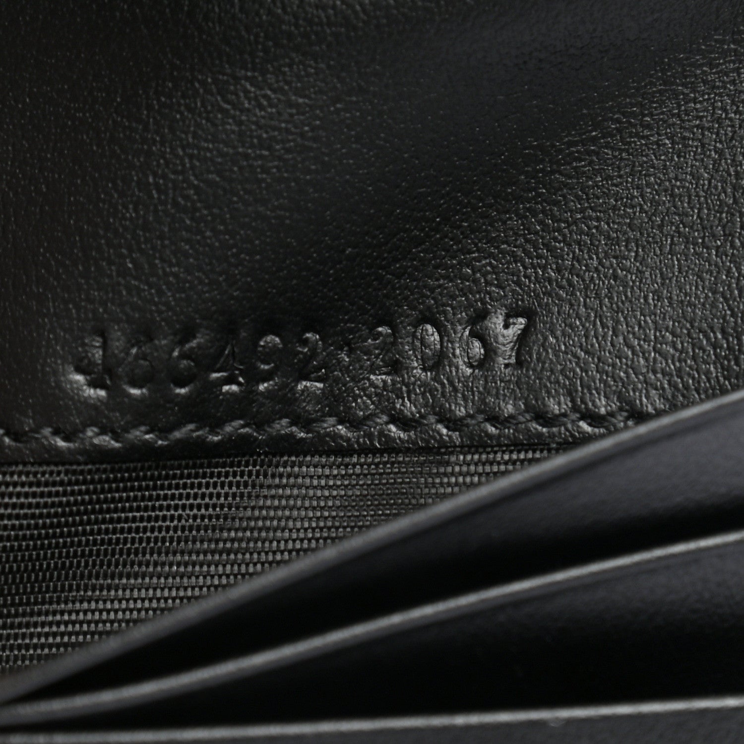 Gucci Calfskin Matelasse GG Marmont Card Case Wallet Black 7 of 7