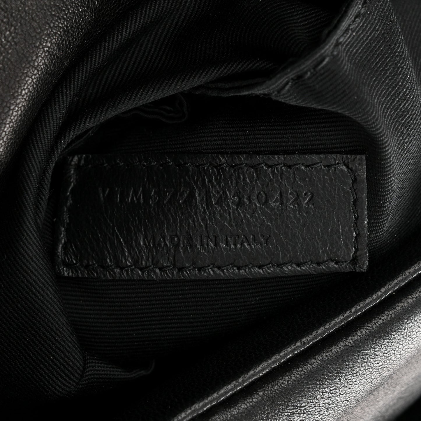 Lambskin Quilted Medium Loulou Puffer Monogram Chain Satchel Black