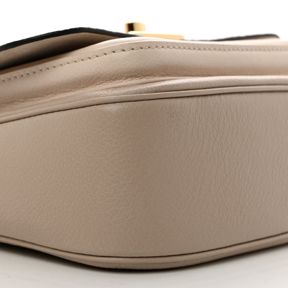 Louis Vuitton Grained Calfskin Lockme Tender Greige 8 of 9