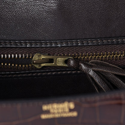Hermes Shiny Porosus Crocodile Constance 23 Havane 11 of 18