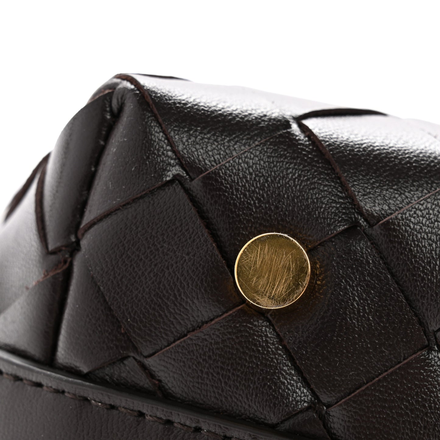 Calfskin Nappa Intrecciato Mini Wallace Fondant