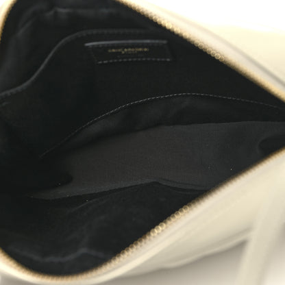 Saint Laurent Calfskin Matelasse Monogram Lou Camera Bag Crema Soft 5 of 10