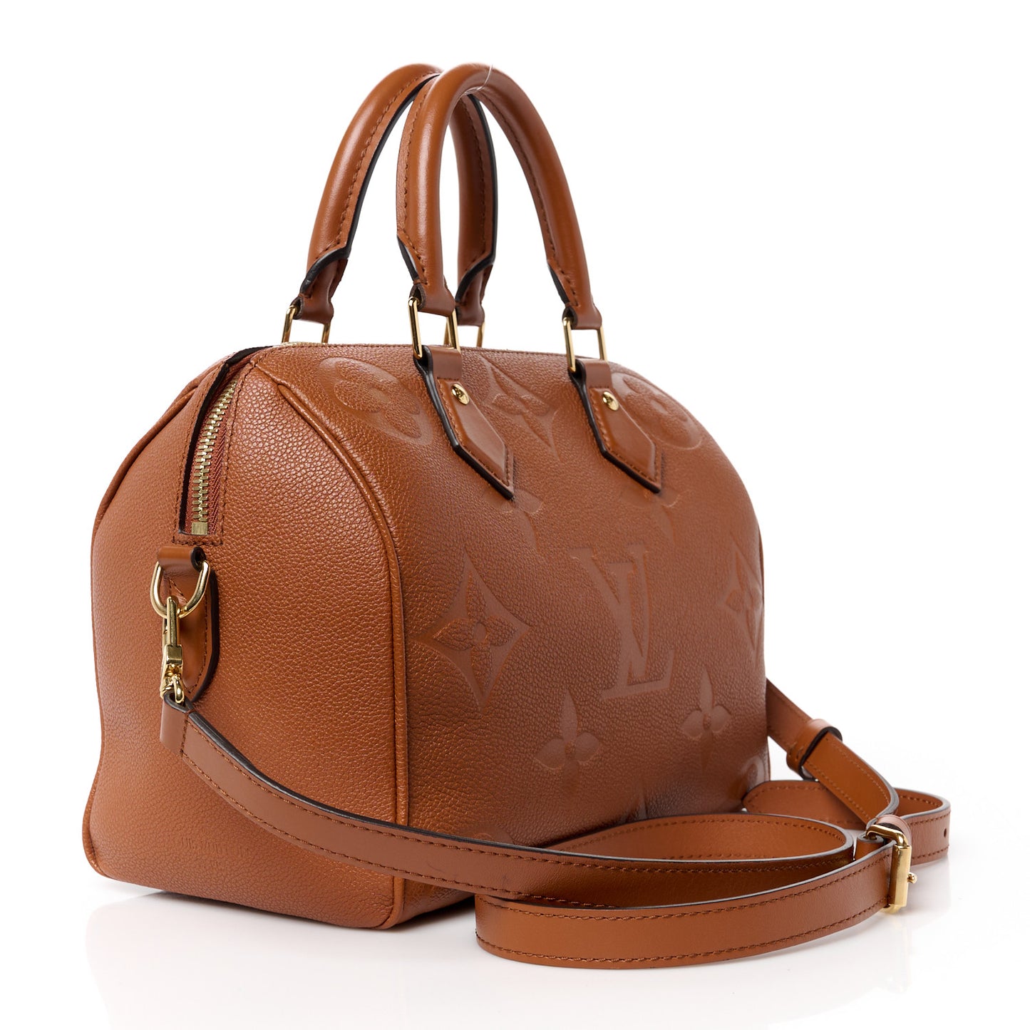 Empreinte Monogram Giant Speedy Bandouliere 25 Cognac