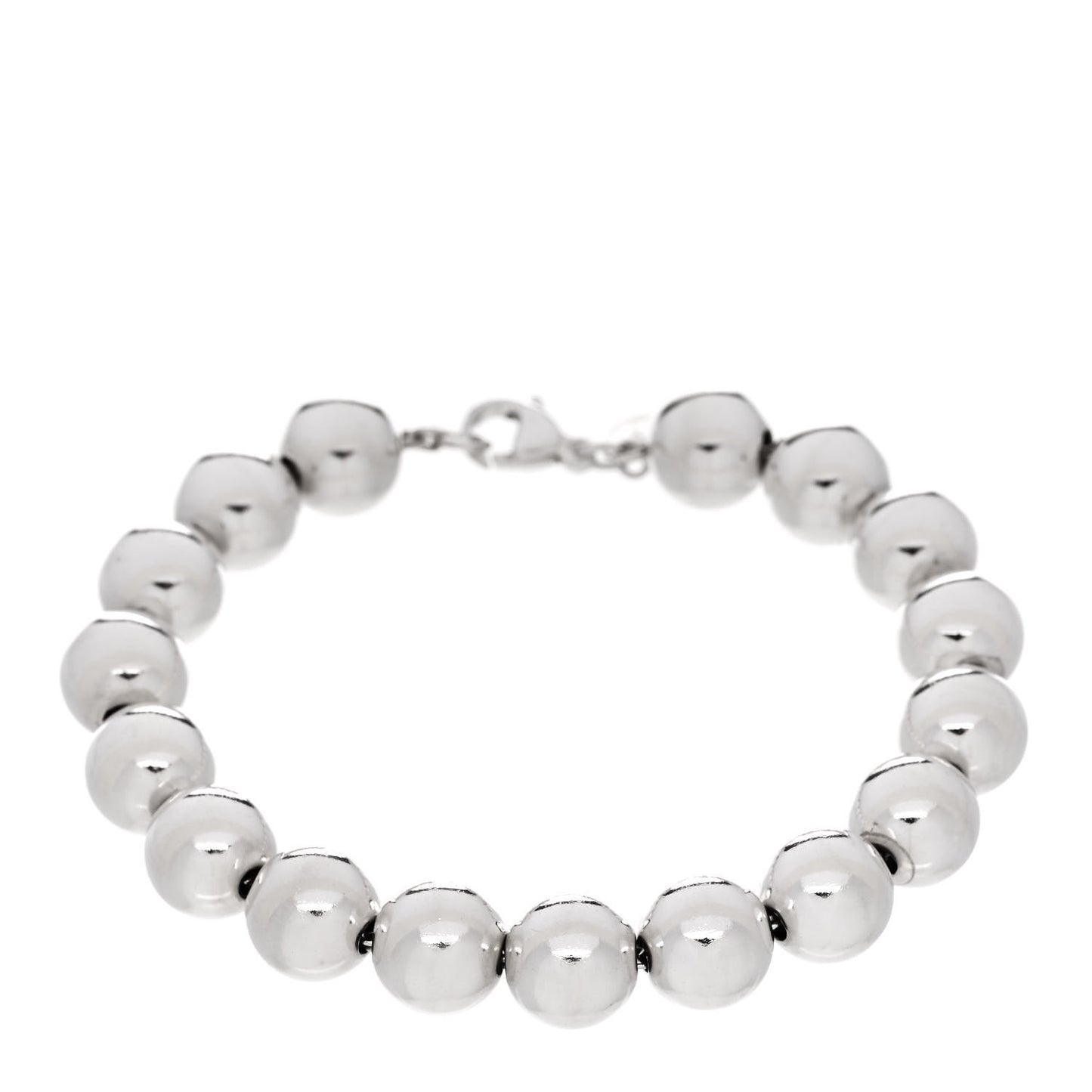 Sterling Silver 10mm Hardwear Ball Bracelet