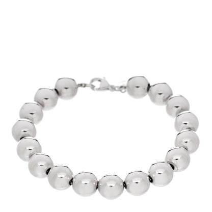 Tiffany Sterling Silver 10mm Hardwear Ball Bracelet 1 of 5
