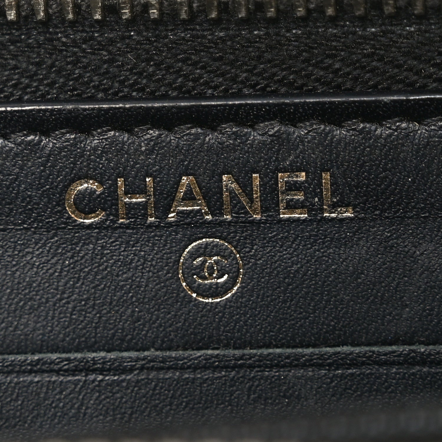 Chanel Caviar Quilted Large Gusset Double Zip Around Wallet  Black 6 of 9