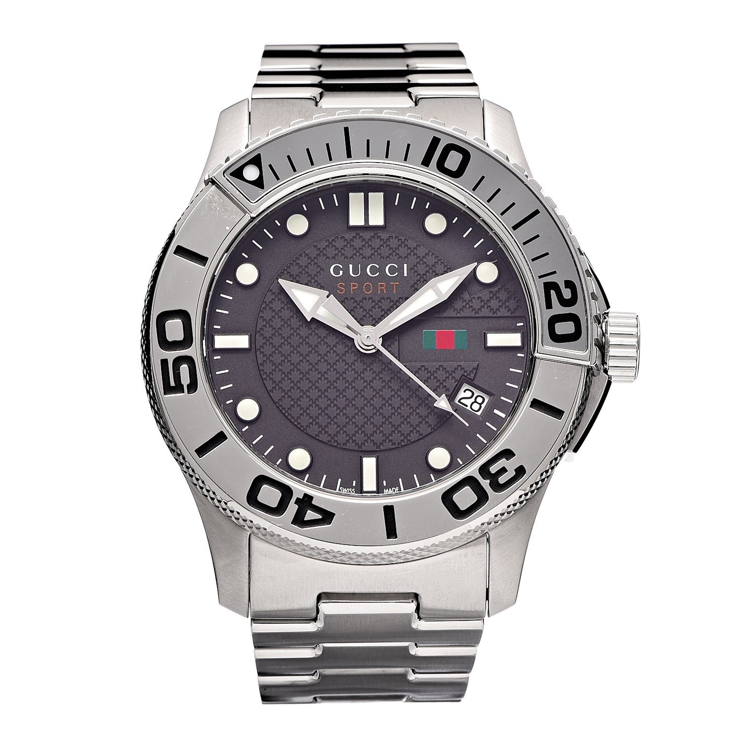 Stainless Steel 44mm G-Timeless Sport Quartz Watch Black