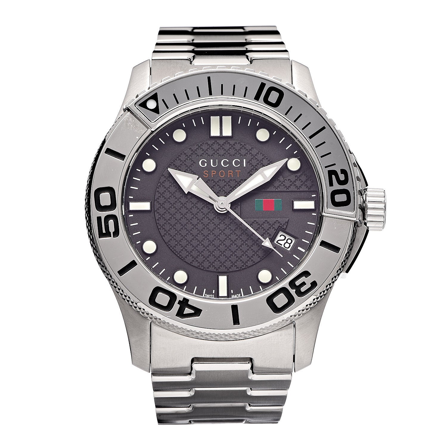 Gucci Stainless Steel 44mm G-Timeless Sport Quartz Watch Black 1 of 8