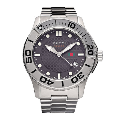 Gucci Stainless Steel 44mm G-Timeless Sport Quartz Watch Black 1 of 8