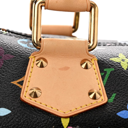 Louis Vuitton Monogram Multicolor Speedy 30 Black 10 of 11