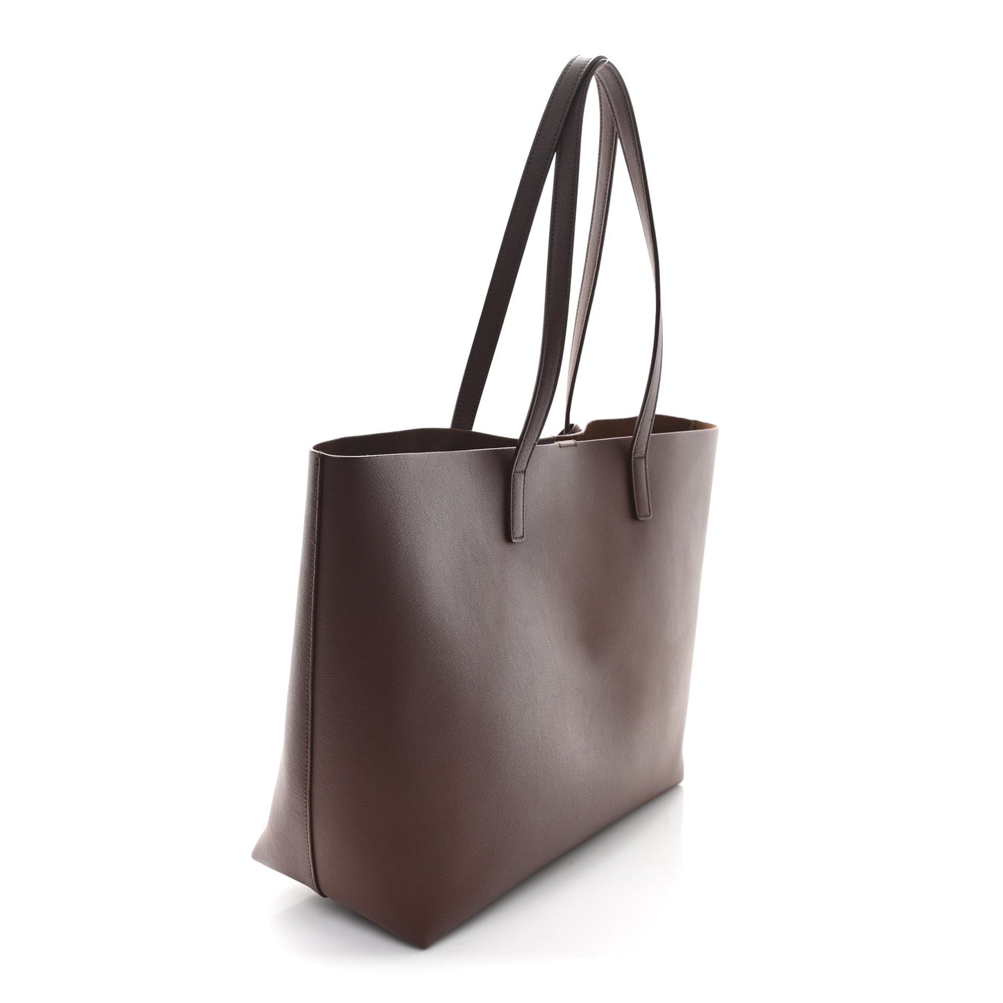 Calfskin Large Shopping Tote Brandy