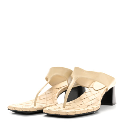 Bottega Veneta Cushion Lux Marella Thong Sandals 37 Light Butterscotch 8 of 18