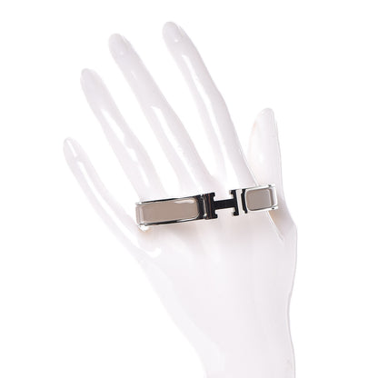 Hermes Enamel Narrow Clic Clac H Bracelet GM Marron Glace 2 of 6