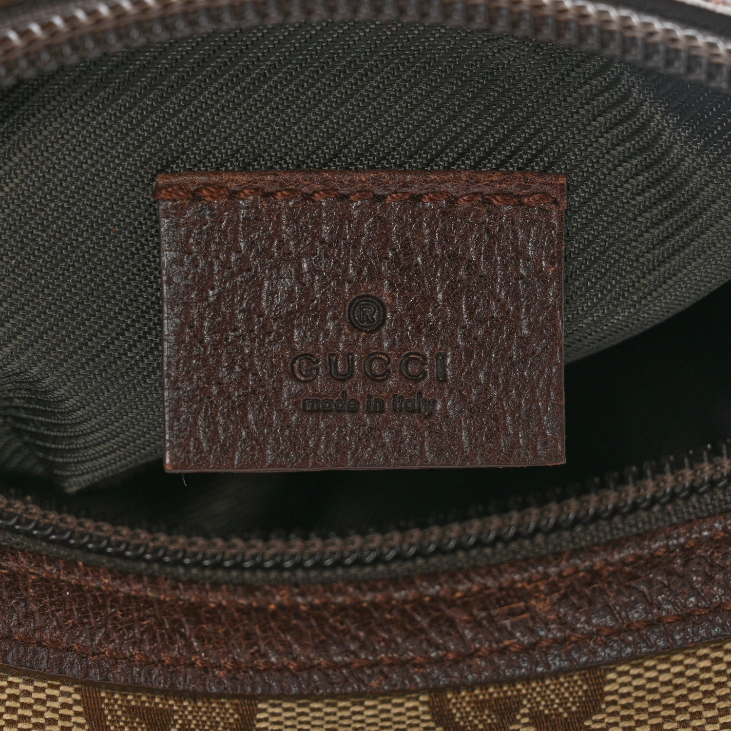 Gucci Monogram Small Balthus Cosmetic Case Beige Ebony Cocoa 5 of 10