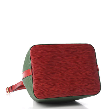 Louis Vuitton Epi Bi-Color Petit Noe Borneo Castillan Red 3 of 9