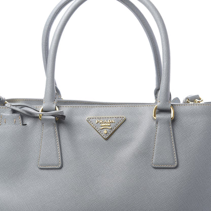 Prada Saffiano Lux Small Tote Lago 8 of 12