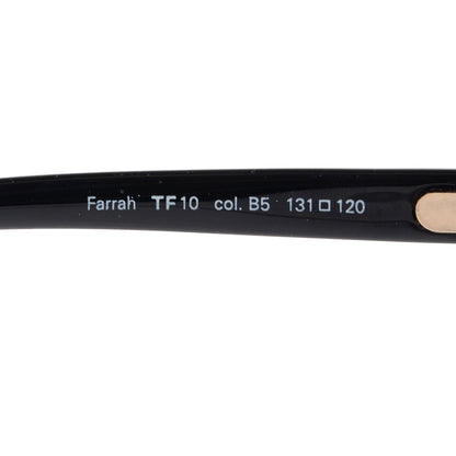Tom Ford Aviator Farrah Sunglasses TF10 Black 4 of 6