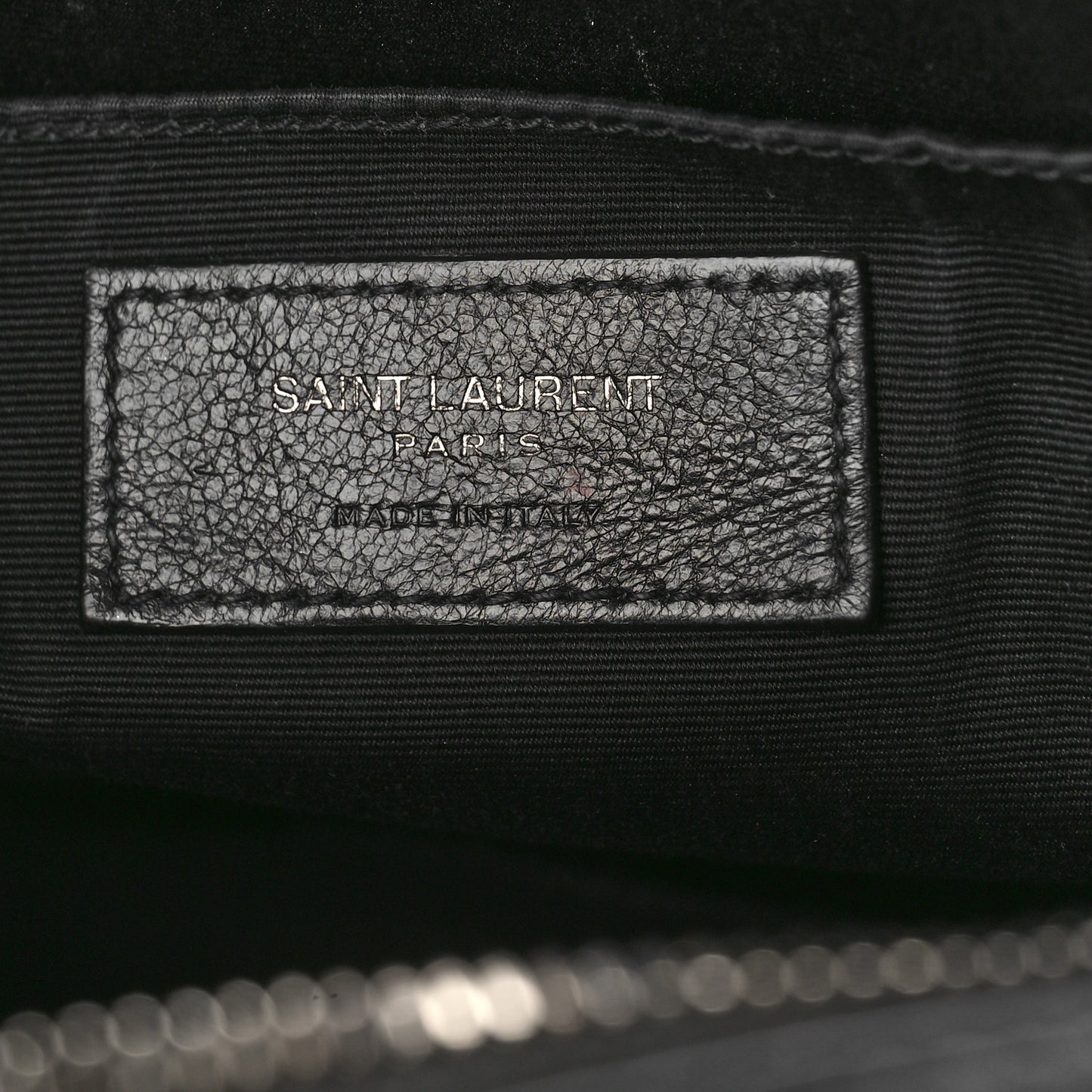 Calfskin Matelasse Monogram Monochrome Lou Camera Bag Black
