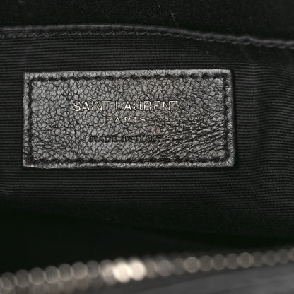 Saint Laurent Calfskin Matelasse Monogram Monochrome Lou Camera Bag Black 6 of 15