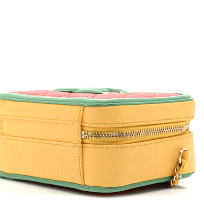 Chanel Caviar Quilted Small CC Filigree Vanity Case Multicolor 10 of 10