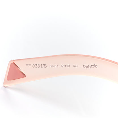 Fendi Crystal FFreedom Sunglasses FF 0381/S Pink 5 of 8