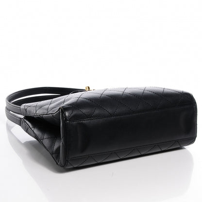 Chanel Lambskin Diamond Stitch Shoulder Bag Black 5 of 11