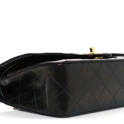 Chanel Lambskin Quilted Small Double Flap Black 10 of 11