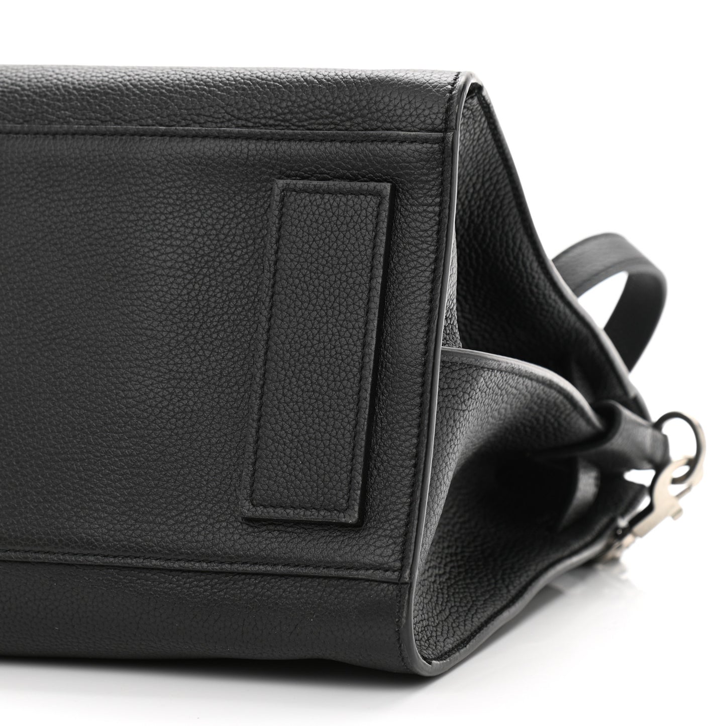 Grained Calfskin Sac De Jour Souple Duffle 36H Asphalt Black