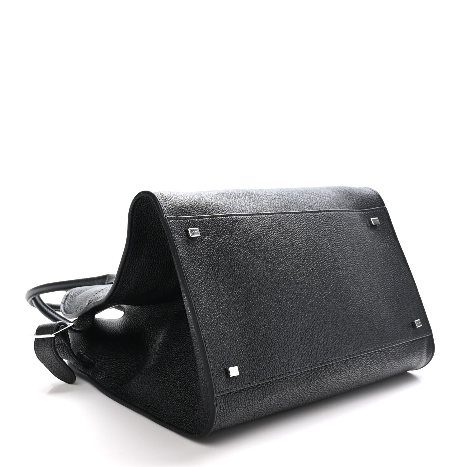 The Row Matte Grained Calfskin Soft Margaux 15 Black 4 of 11