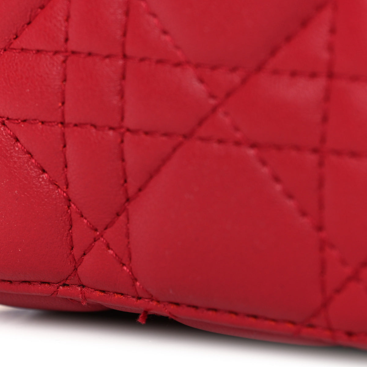 Christian Dior Lambskin Cannage Small Diortravel Vanity Case Red 10 of 10