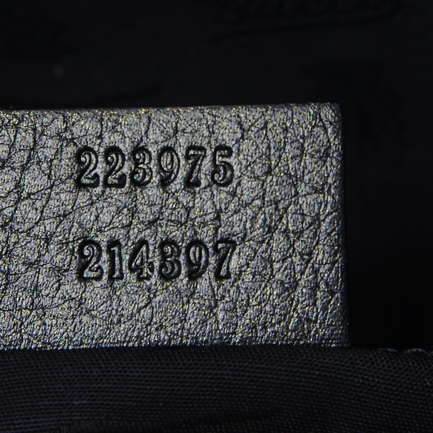 Gucci Calfskin Lucy Folded Clutch Dark Green 7 of 7